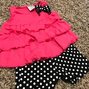 Hot Pink & Polka dot outfit 🎲